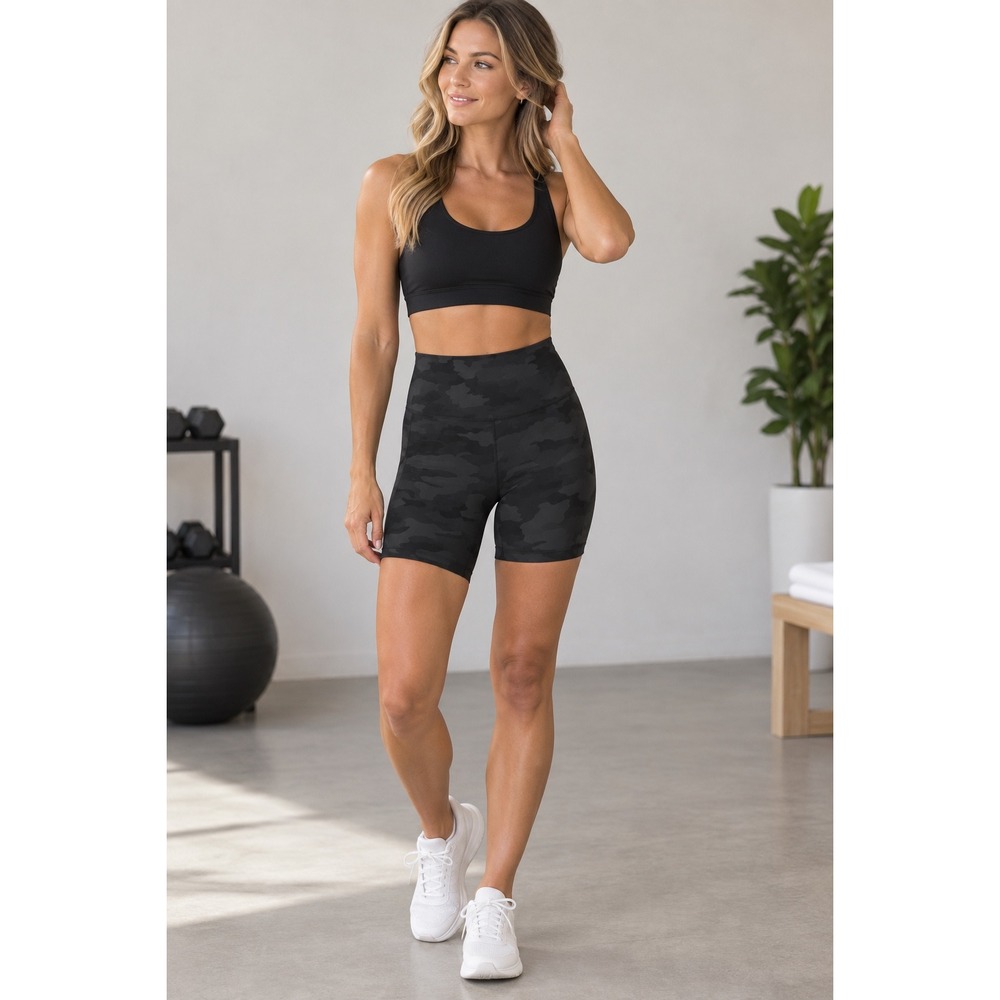 Lululemon Align High-Rise Short 6 Heritage 365 Camo Deep Coal Multi Size 0